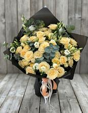 Букет цветов из:  Розы и Лизиантусы в Иванисово