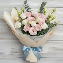 Букет цветов из:  Лизиантусы в Иванисово