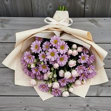 Букет цветов из:  Розы и Хризантемы в Иванисово