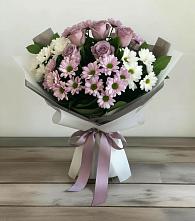 Букет цветов из:  Хризантемы и Розы #REPLACE_PRED# Иванисово