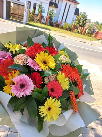Букет цветов из: Герберы в Иванисово