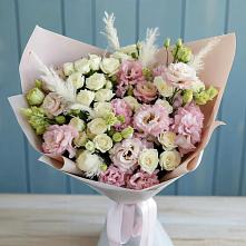 Букет цветов из:  Альстромерии и Розы #REPLACE_PRED# Иванисово